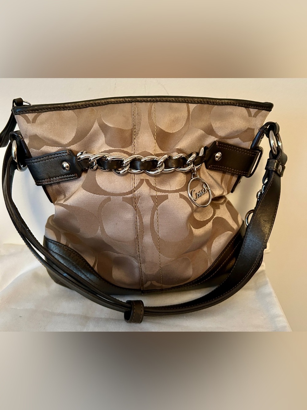 Coach Signature Chain Duffel